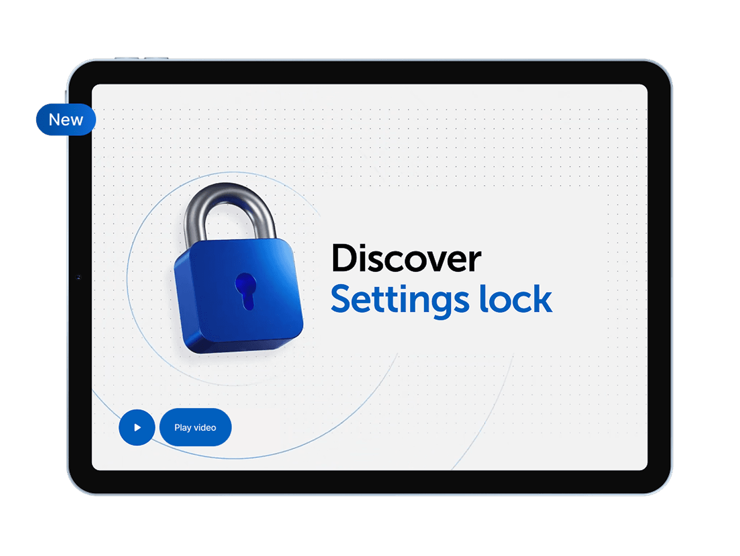 Bloqueio das definições