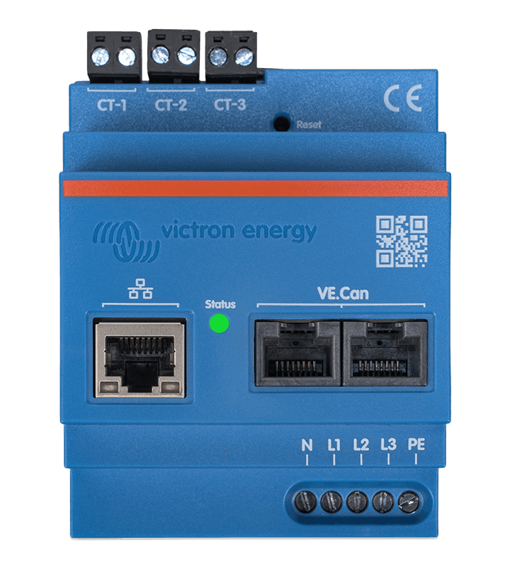 Medidores de energia VM-3P75CT, ET112, ET340, EM24 Ethernet e EM540