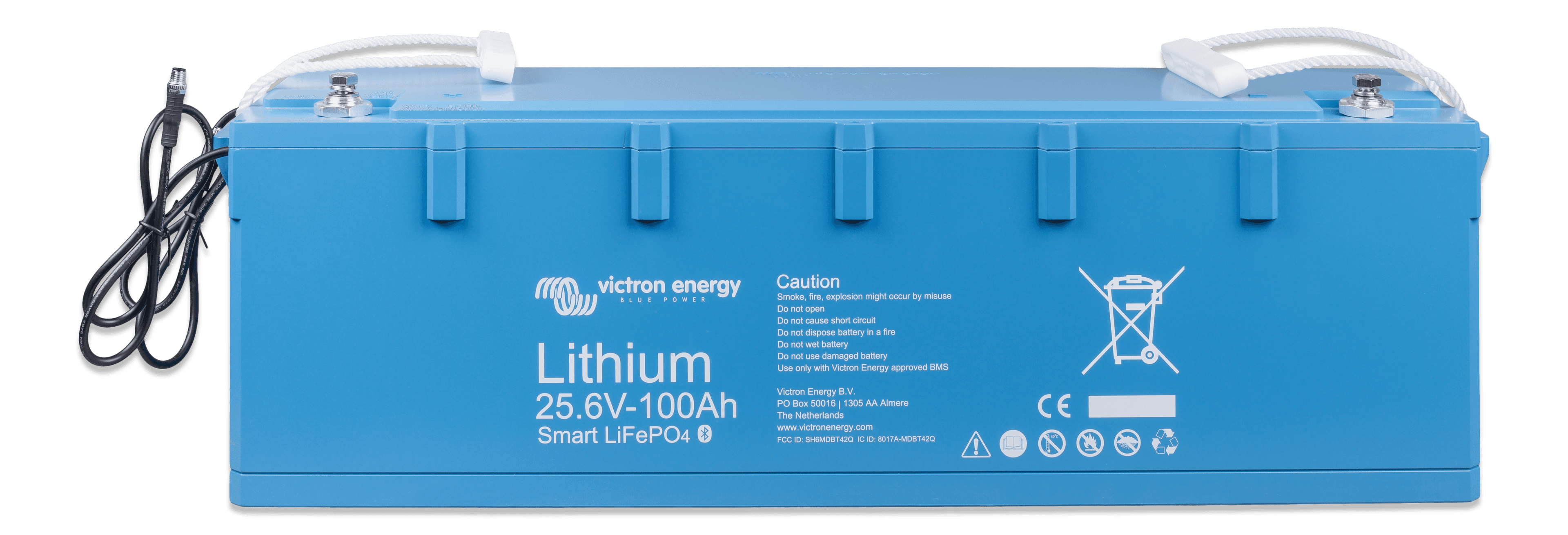 LiFePO4 Battery 25,6V 100Ah Smart (front-top)  thumbnail