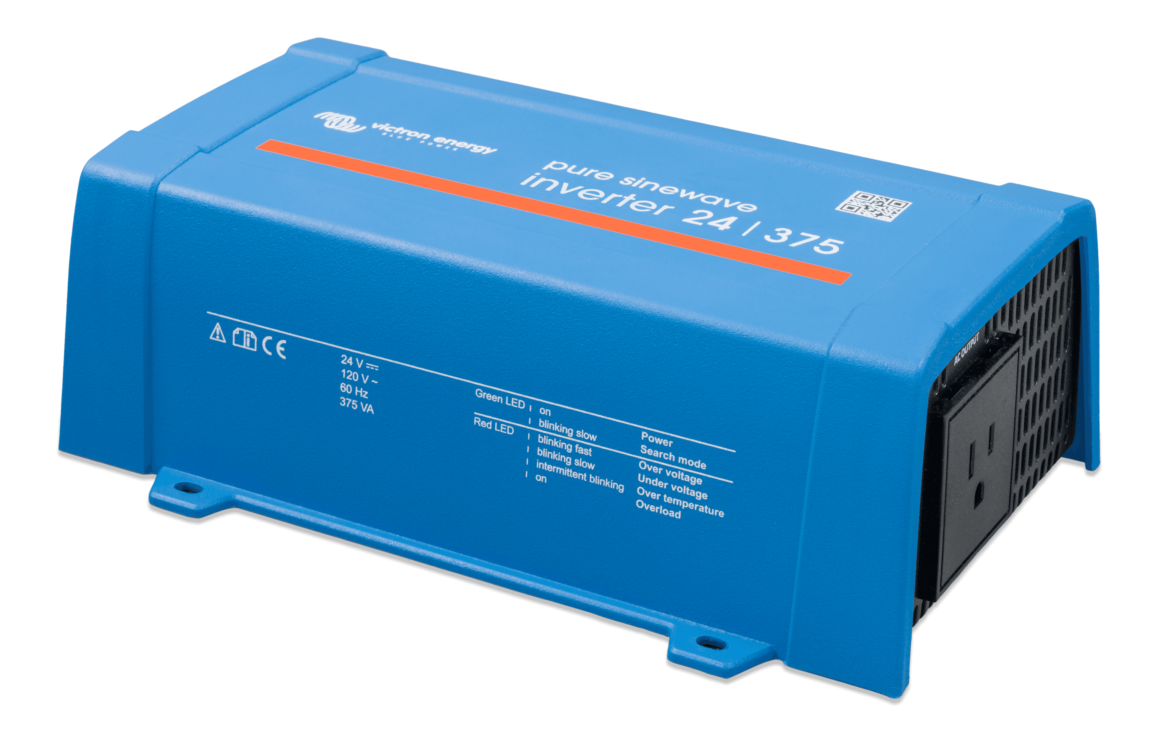 Inverter 24V 375VA 120V VE.Direct NEMA 5-15R (left) thumbnail