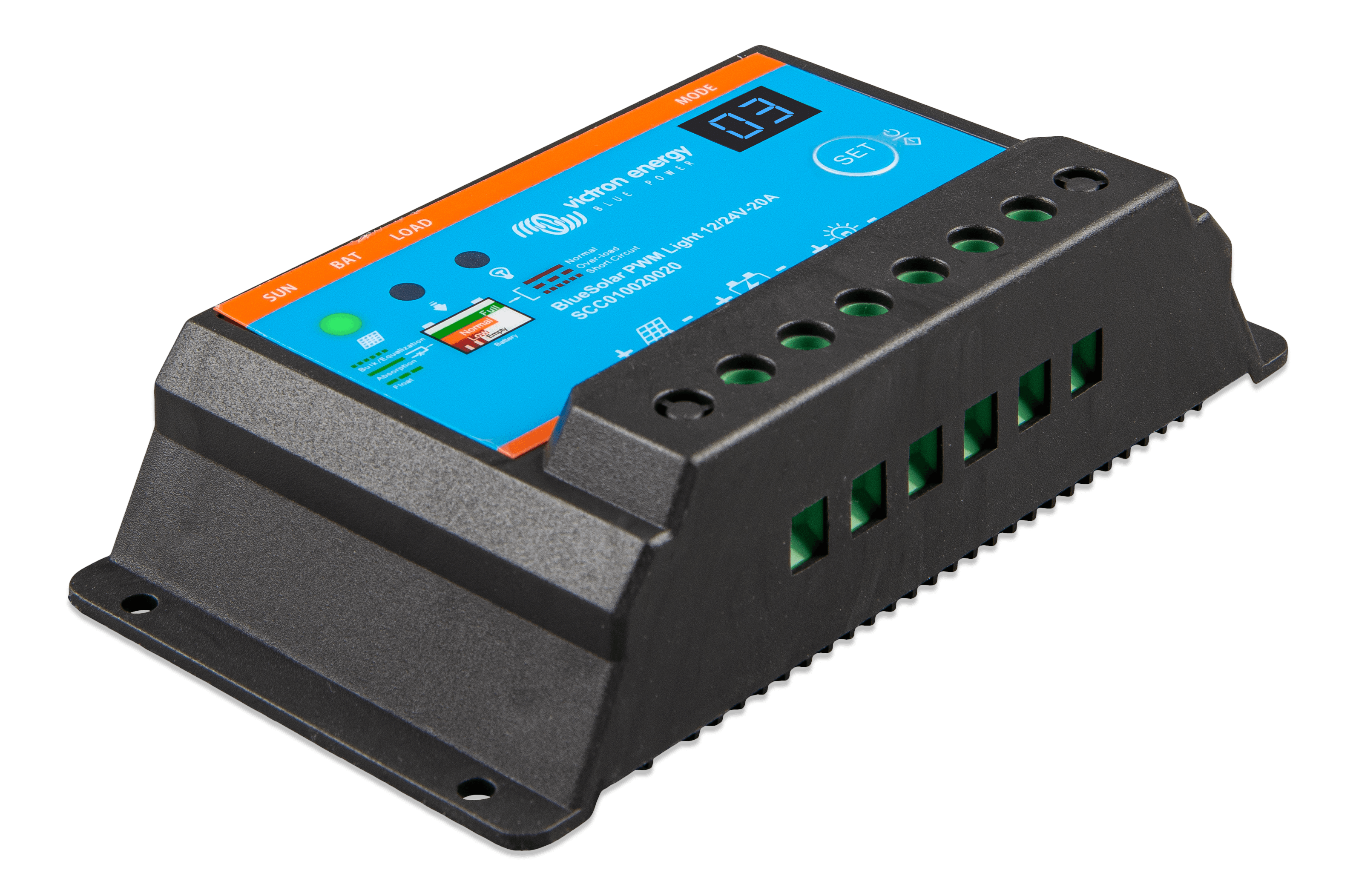 BlueSolar PWM-Light Charge Controller 12/24V-20A (right)  thumbnail