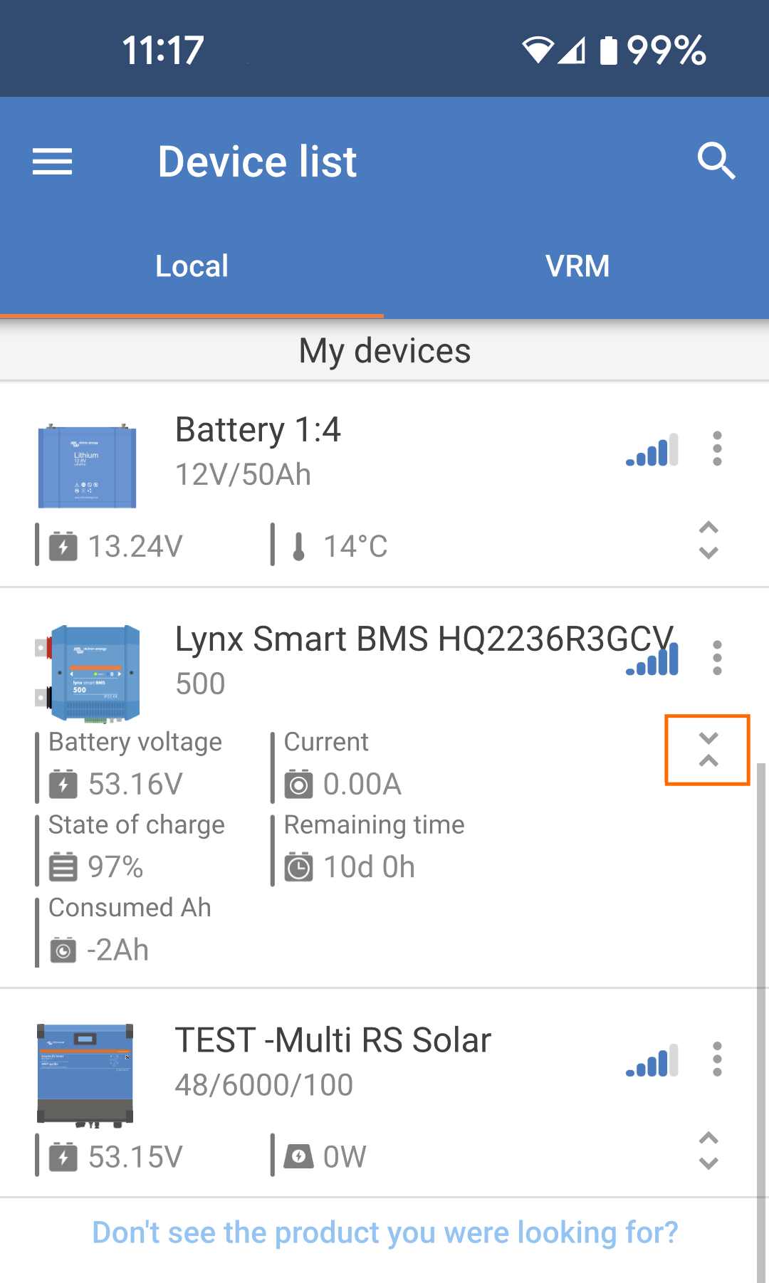 VictronConnect_Instant_readout_Bluetooth_device_list_expanded.png
