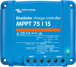 BlueSolar MPPT 75/10, 75/15, 100/15 e 100/20