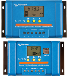 Controlador de carga BlueSolar PWM (DUO) LCD&USB