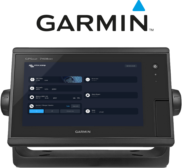 Integração GX com MFD marítimo – Garmin